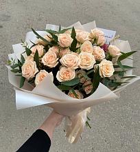 Букет Кремовые розы Латте #REPLACE_PRED# Сасово